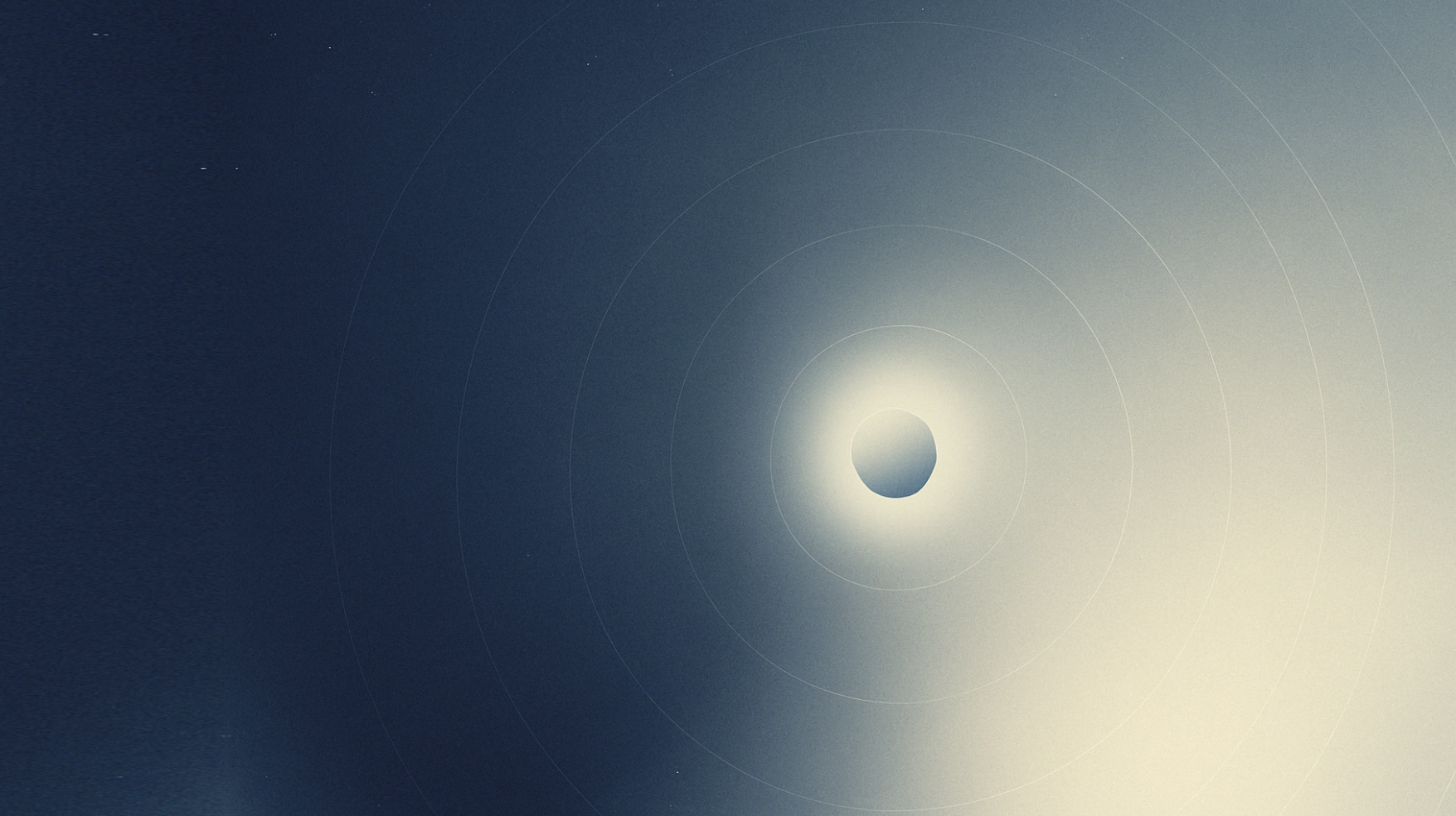 Outer Echelon - cosmic eclipse with concentric rings
